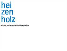 Tablet Screenshot of heizenholz.ch